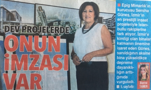 DEV PROJELERDE ONUN İMZASI VAR